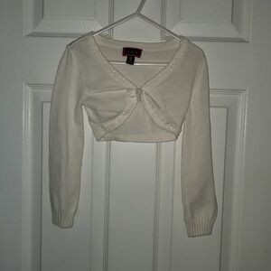 Girls cropped cardigan